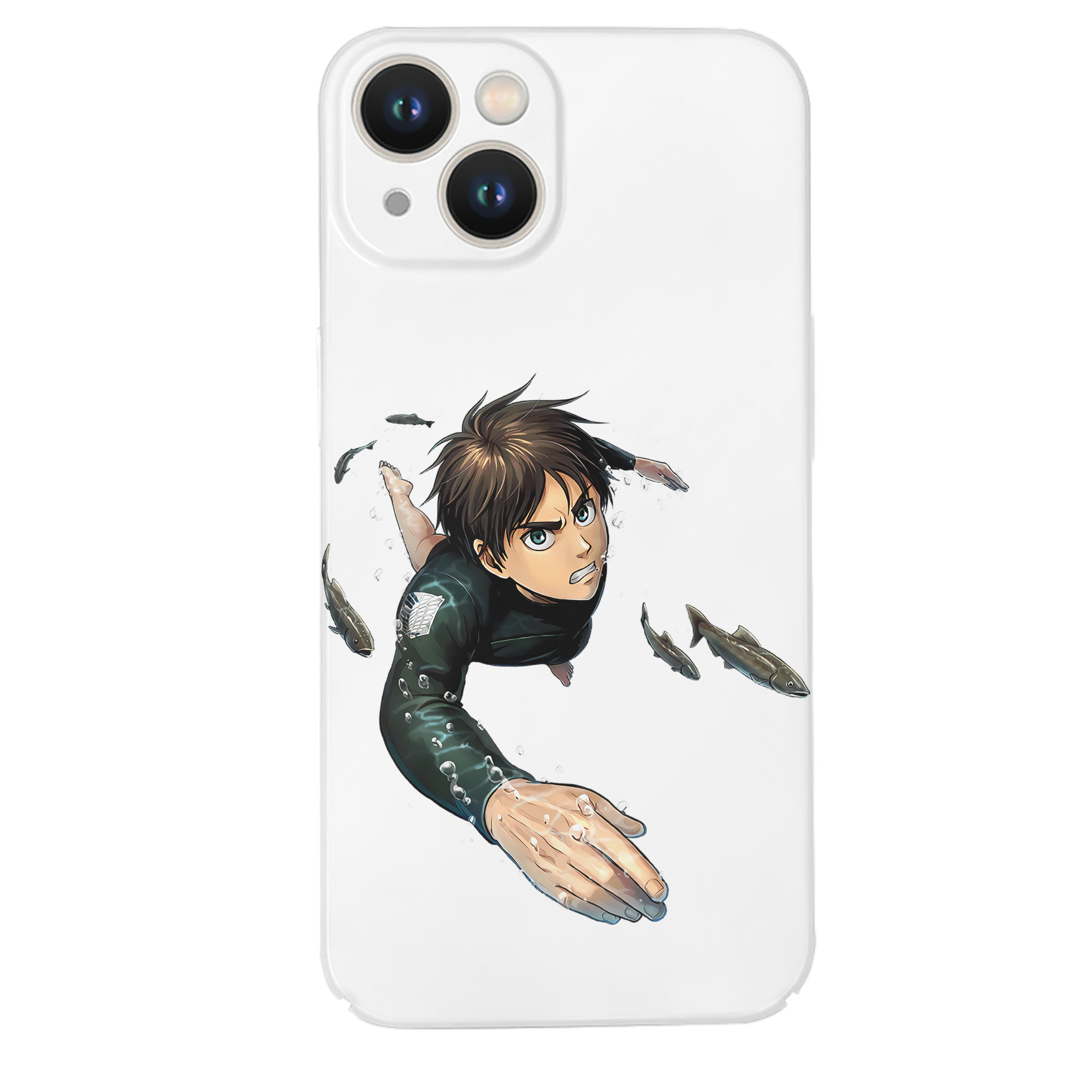 （画像用） 進撃の巨人 エレン･イェーガー Attack on Titan Eren Jäger 【iPhone 14シリーズ対応】ハードケース